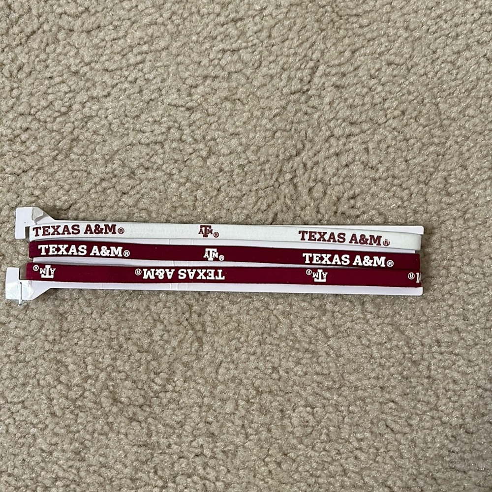Texas A&Μ Set of Maroon and white Headbands